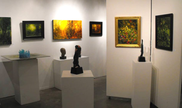 image of the 'elements' show at the blue whale gallery in victoria 
