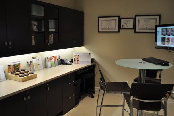 image of the consultation room at DermaSpa