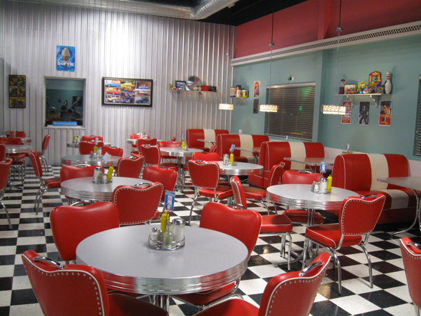 image of a retro diner