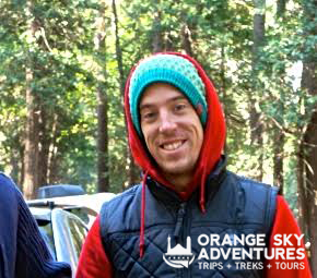 image of orange sky adventures founder Dylan Gallagher